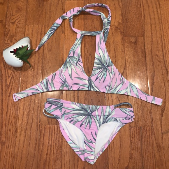 PINK two piece bikini set - Picture 1 of 2